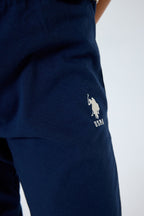 U.S. Polo Assn. Erkek Çocuk Bisiklet Yaka Nakışlı Yazlık Regular Fit Krem Pijama Takımı US2422-C-V1
