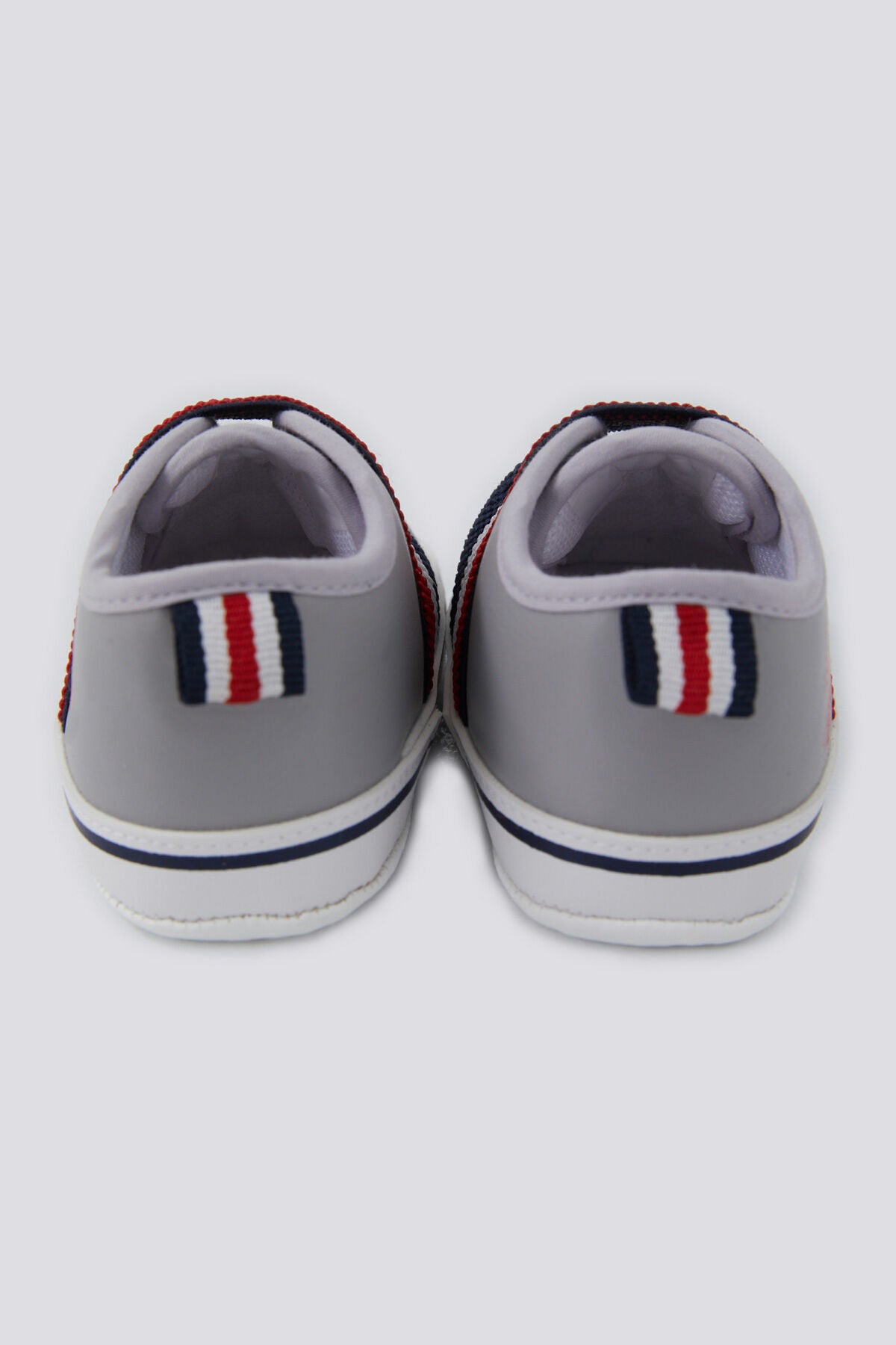 U.S. Polo Assn. Erkek Bebek Pamuklu Pigment Baskılı Yazlık Regular Fit Gri Ayakkabı USB1301-B-V3