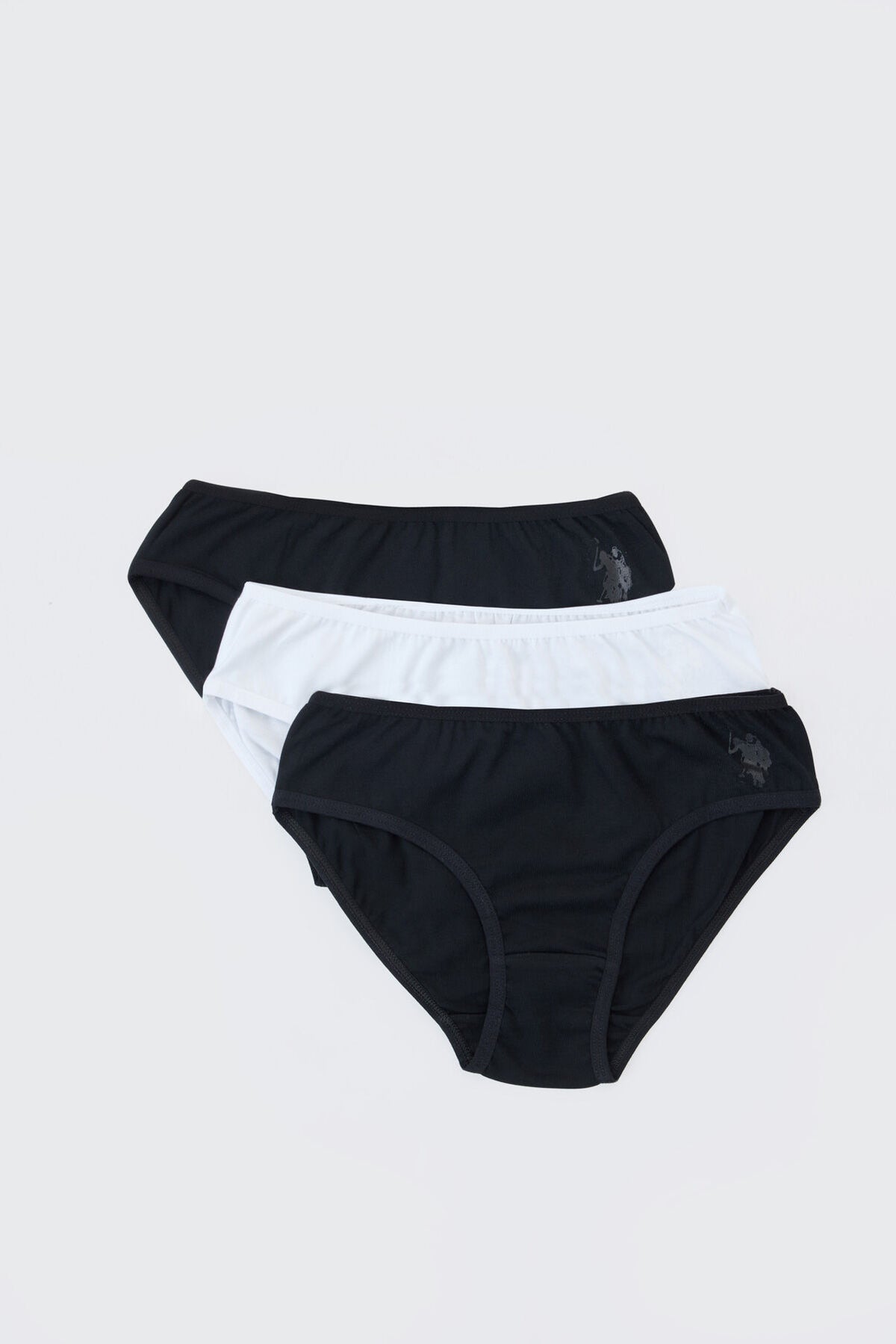 U.S. Polo Assn. Kız Çocuk Pigment Baskılı Yaz/Kış Regular Fit Çok Renkli Külot US1682-C-V1 Ürün ana görseli