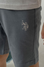 U.S Polo Assn. Erkek Çocuk Gri Bermuda Takım