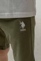 U.S Polo Assn. Erkek Çocuk Haki Bermuda Takım