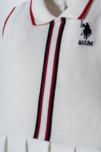 U.S. Polo Assn Kız Bebek Beyaz Elbise