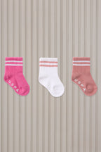 U.S. Polo Assn. Kız Bebek Baskısız Kışlık Regular Fit Pembe Çorap USB2206-C-V1