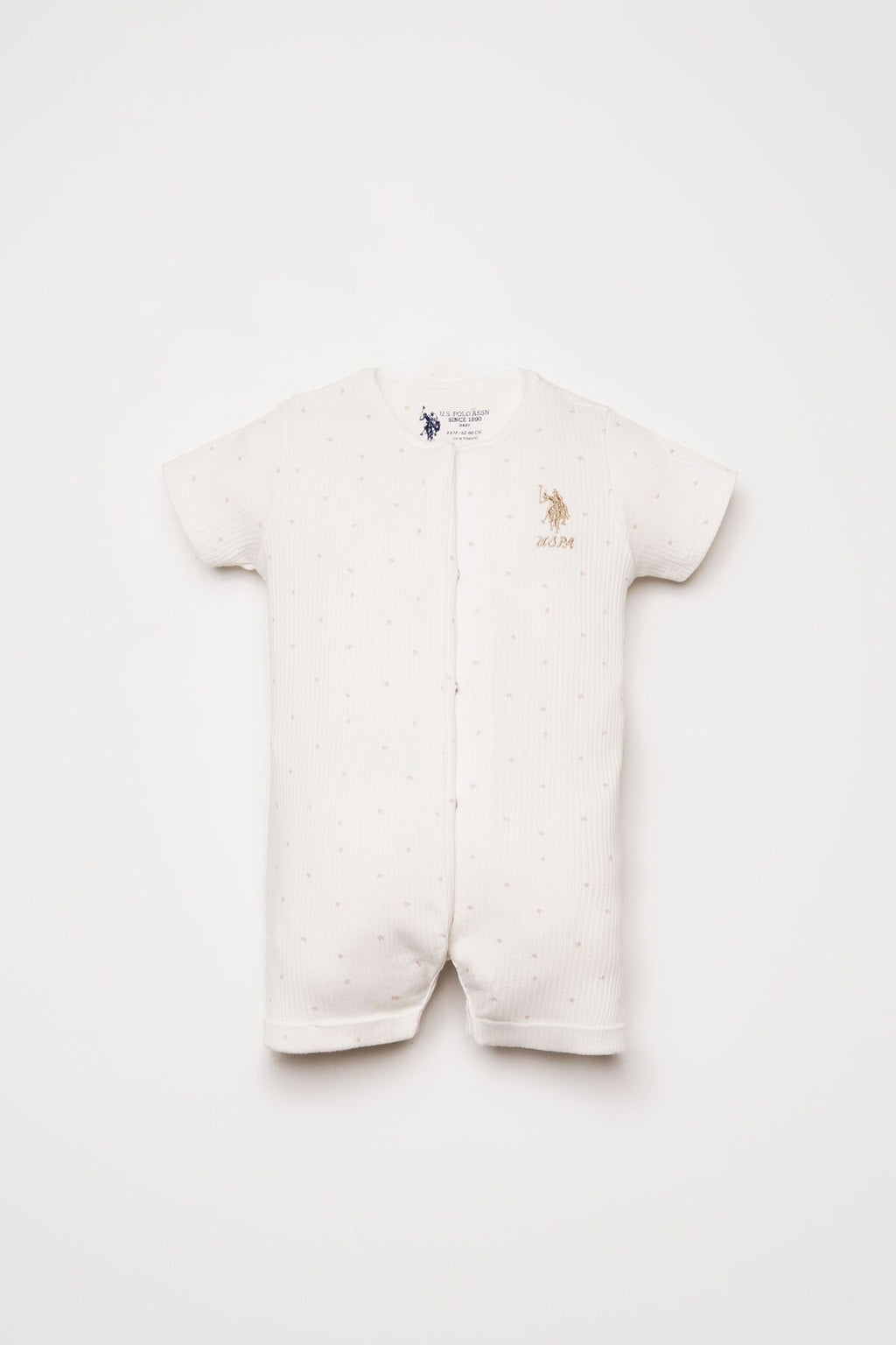 U.S. Polo Assn Kız Bebek Beyaz Tulum