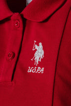 U.S. Polo Assn Kız Bebek Kırmızı Elbise