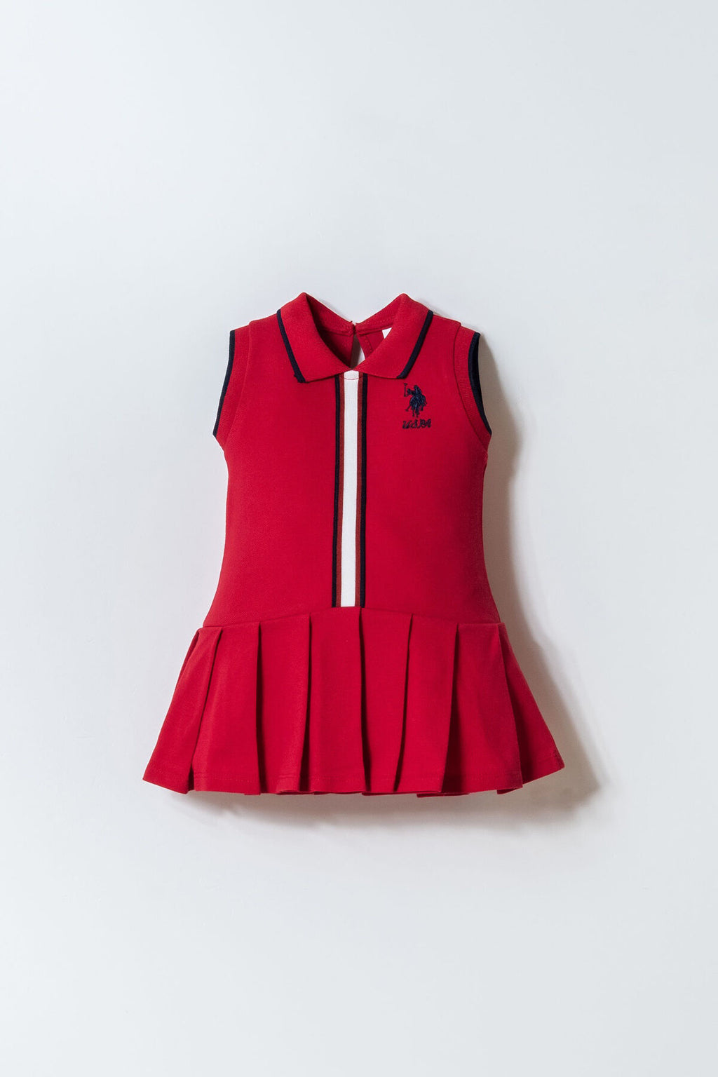 U.S. Polo Assn Kız Bebek Kırmızı Elbise