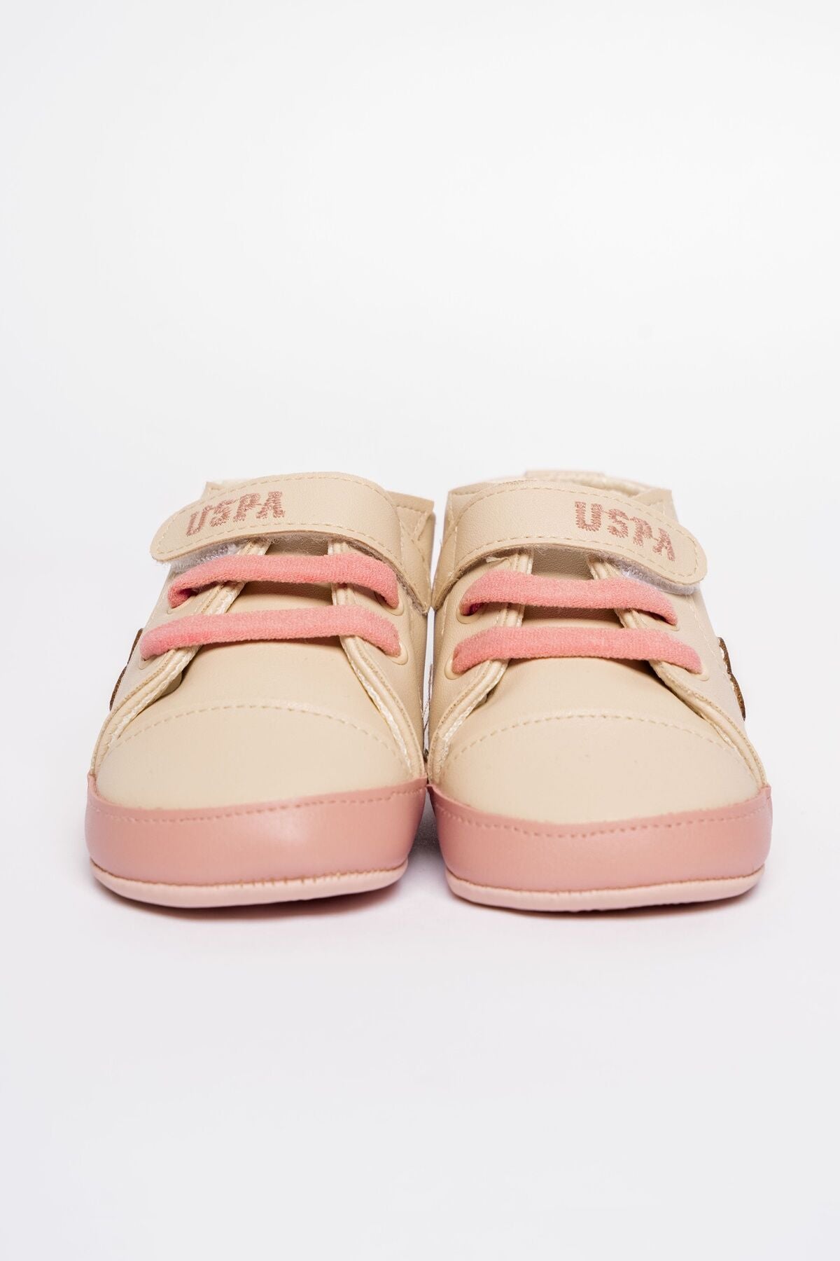 U.S. Polo Assn. Kız Bebek Nakışlı Yazlık Regular Fit Pembe Ayakkabı USB3038-C-V3