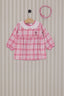 U.S. Polo Assn. Kız Bebek Bebe Yaka Pigment Baskılı Kışlık Regular Fit Pembe Elbise USB2138-C-V1