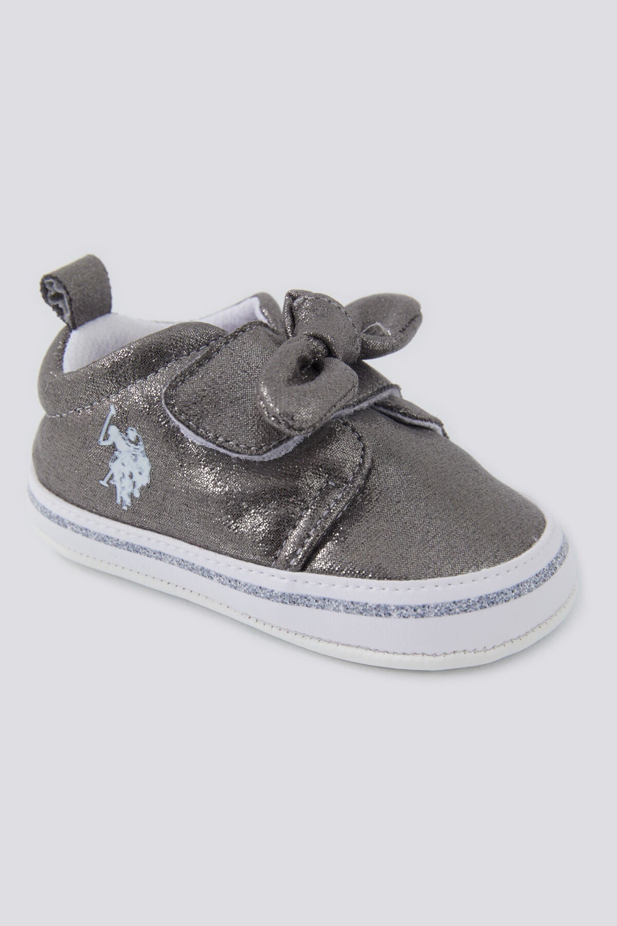 U.S. Polo Assn. Kız Bebek Pigment Baskılı Yazlık Regular Fit Gri Ayakkabı USB1305-B-V4 Ürün ikincil görseli