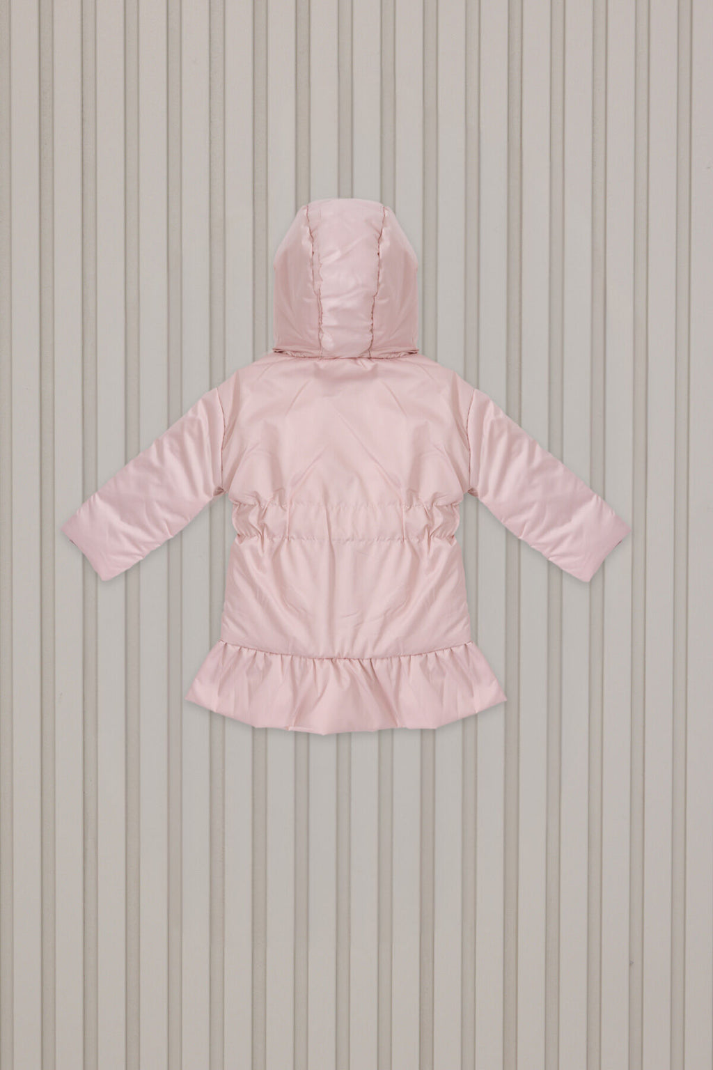 U.S. Polo Assn. Kız Bebek Kapüşonlu Nakışlı Kışlık Regular Fit Pembe Mont USB2190-C-V1
