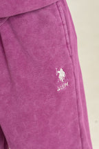 U.S. Polo Assn. Kız Çocuk Baskılı Mor Uzun Kol Eşofman Takımı US2724-C-V3