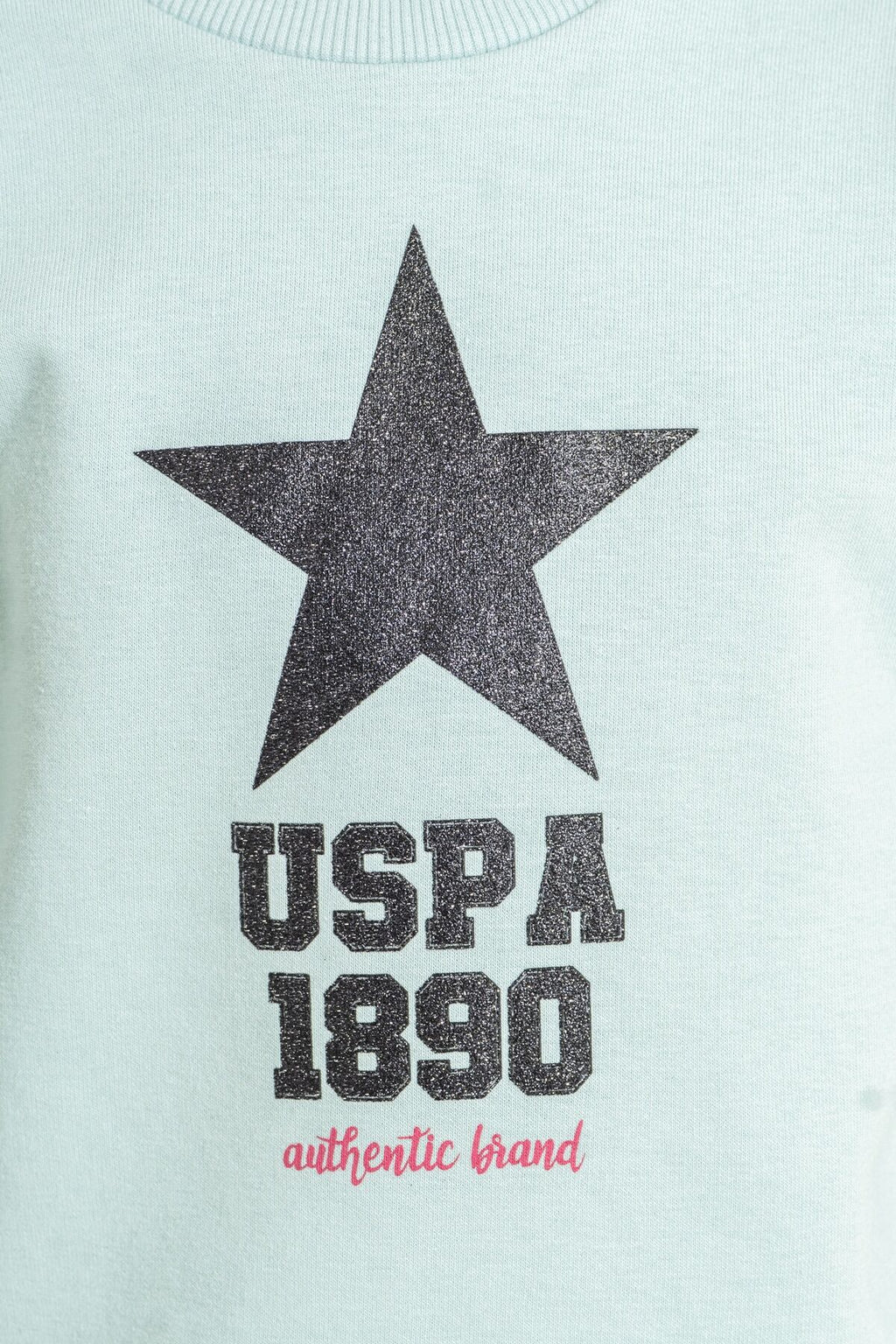 U.S. Polo Assn. Kız Çocuk Baskılı Yeşil Uzun Kol Eşofman Takımı US2719-C-V3