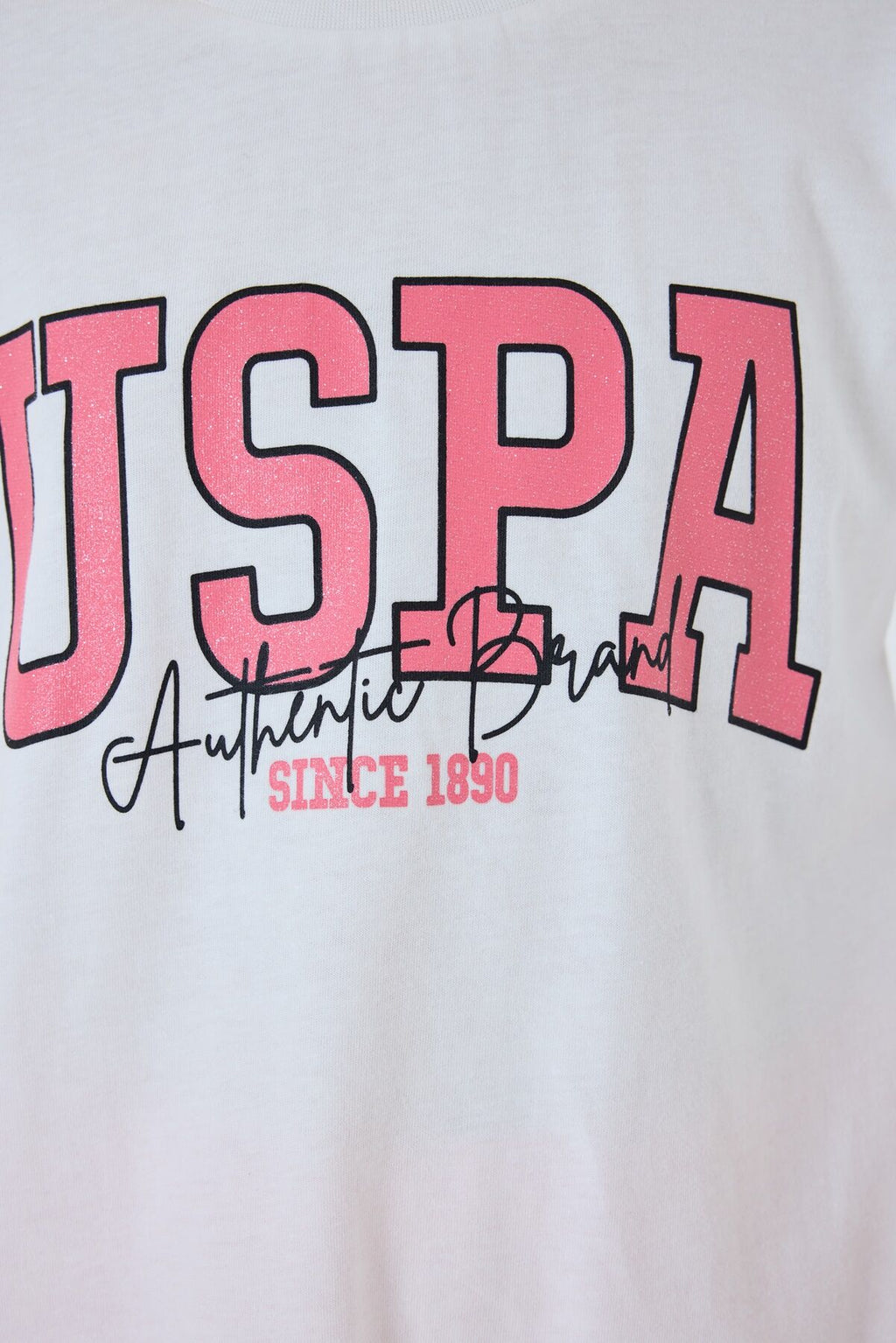 U.S. Polo Assn Kız Çocuk Beyaz Şort Takım