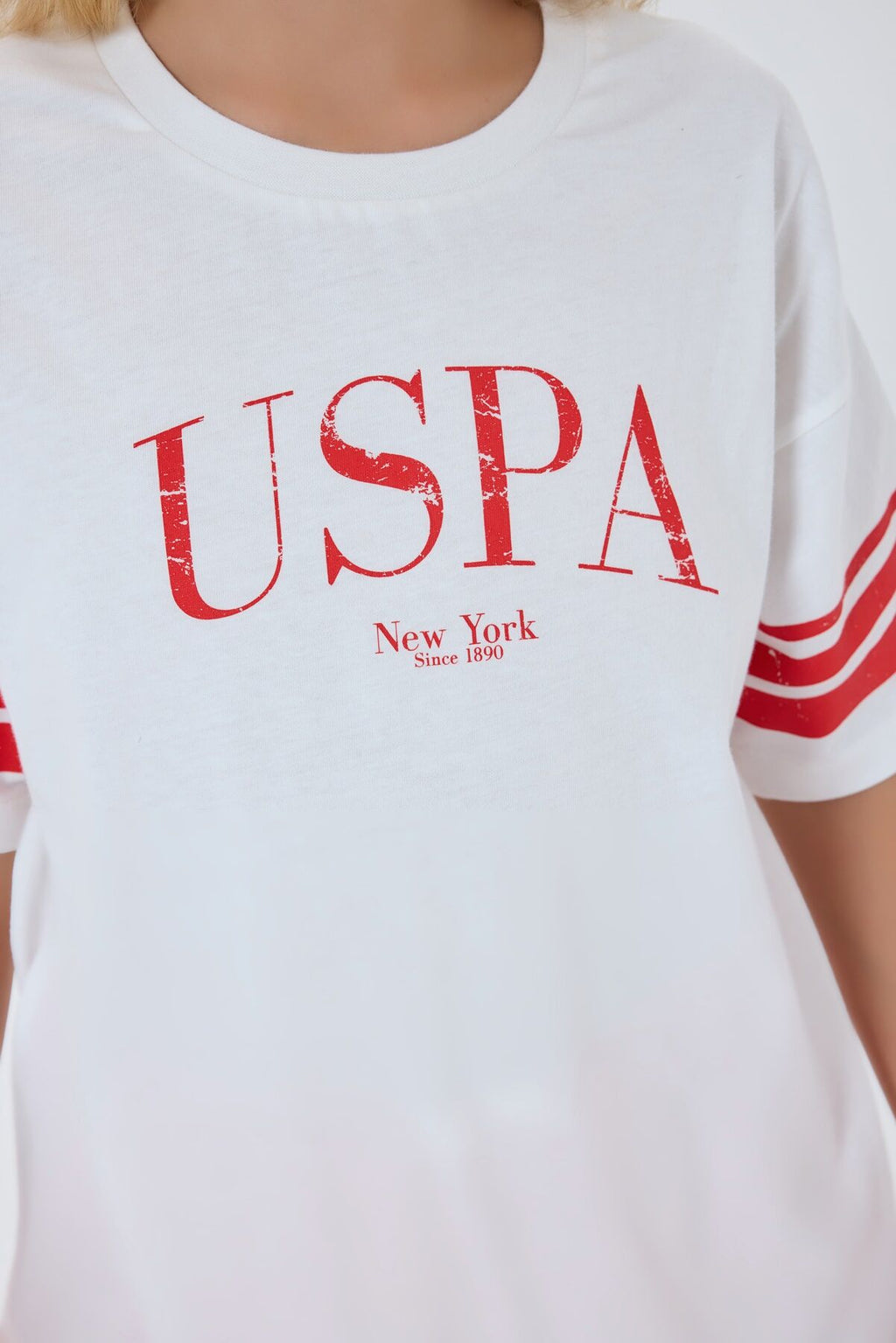 U.S. Polo Assn. Kız Çocuk Bisiklet Yaka Nakışlı Yazlık Regular Fit Turuncu Pijama Takımı US2525-C-V1