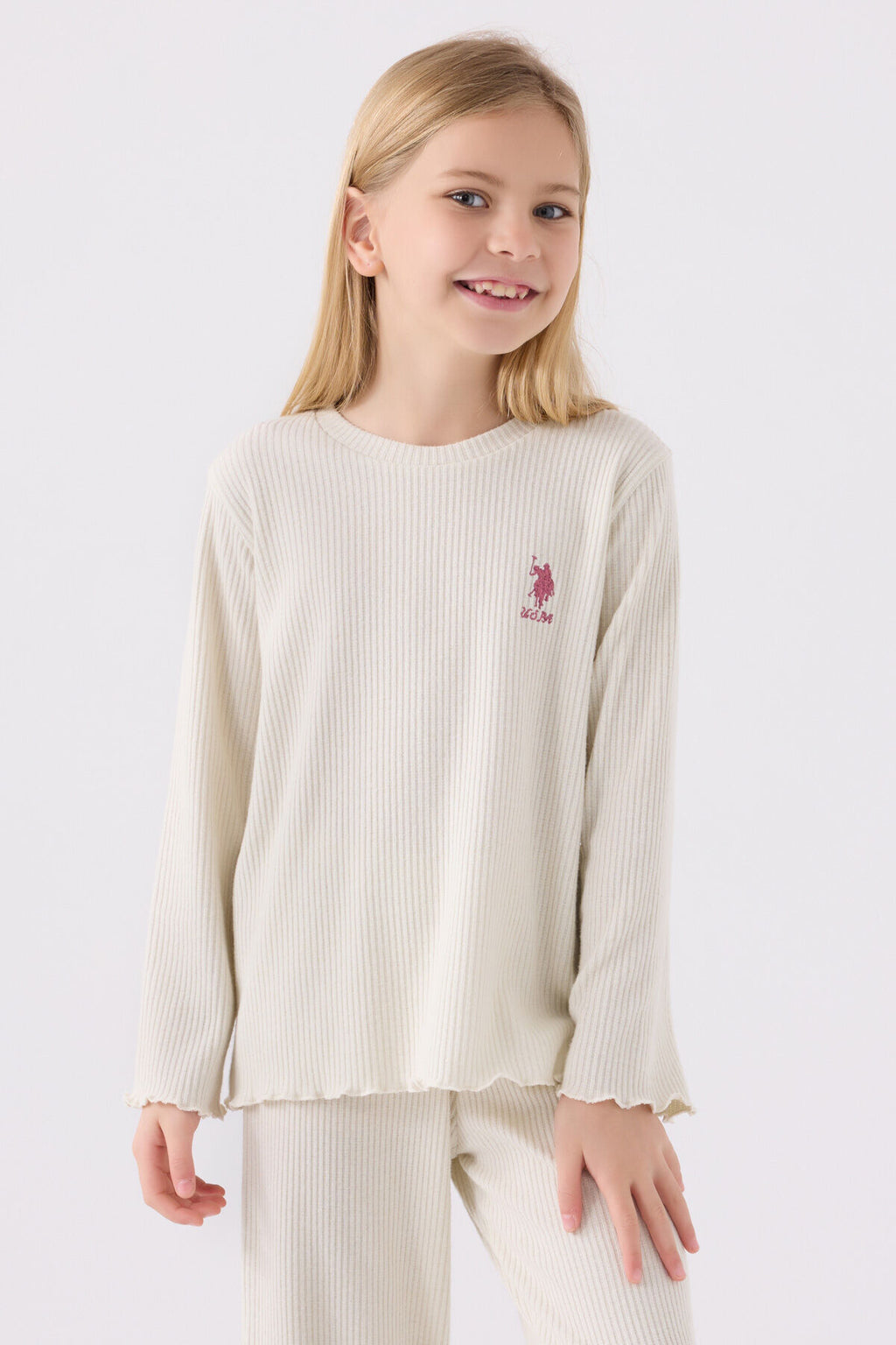 Kum Kız Çocuk Pijama Takımı US1986