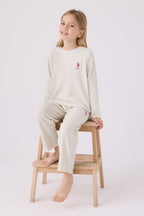 Kum Kız Çocuk Pijama Takımı US1986
