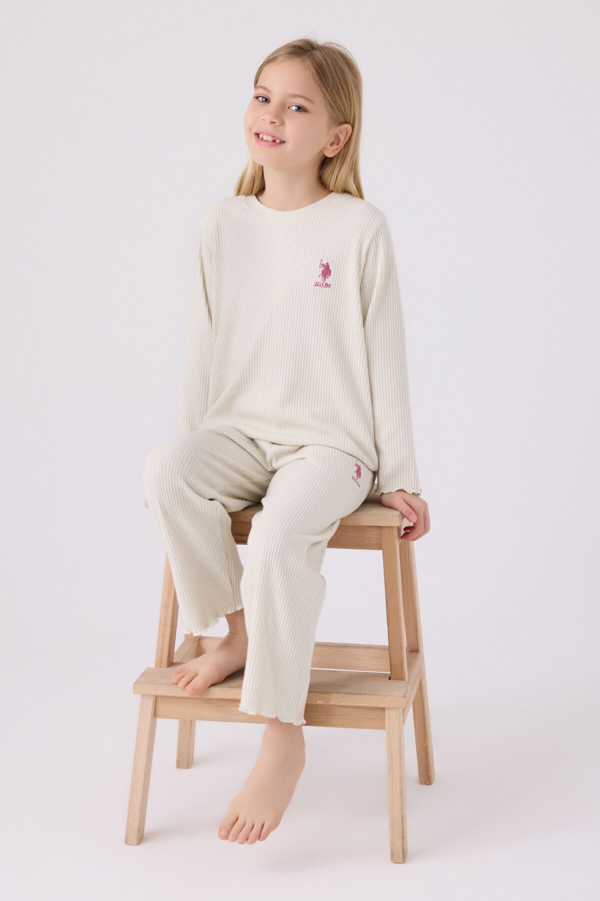 Kum Kız Çocuk Pijama Takımı US1986