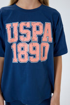 U.S. Polo Assn Kız Çocuk Lacivert Tayt Takım