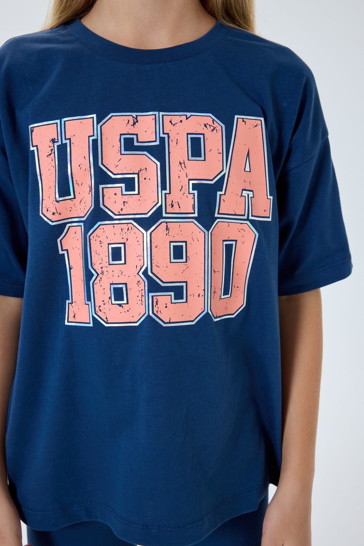 U.S. Polo Assn Kız Çocuk Lacivert Tayt Takım