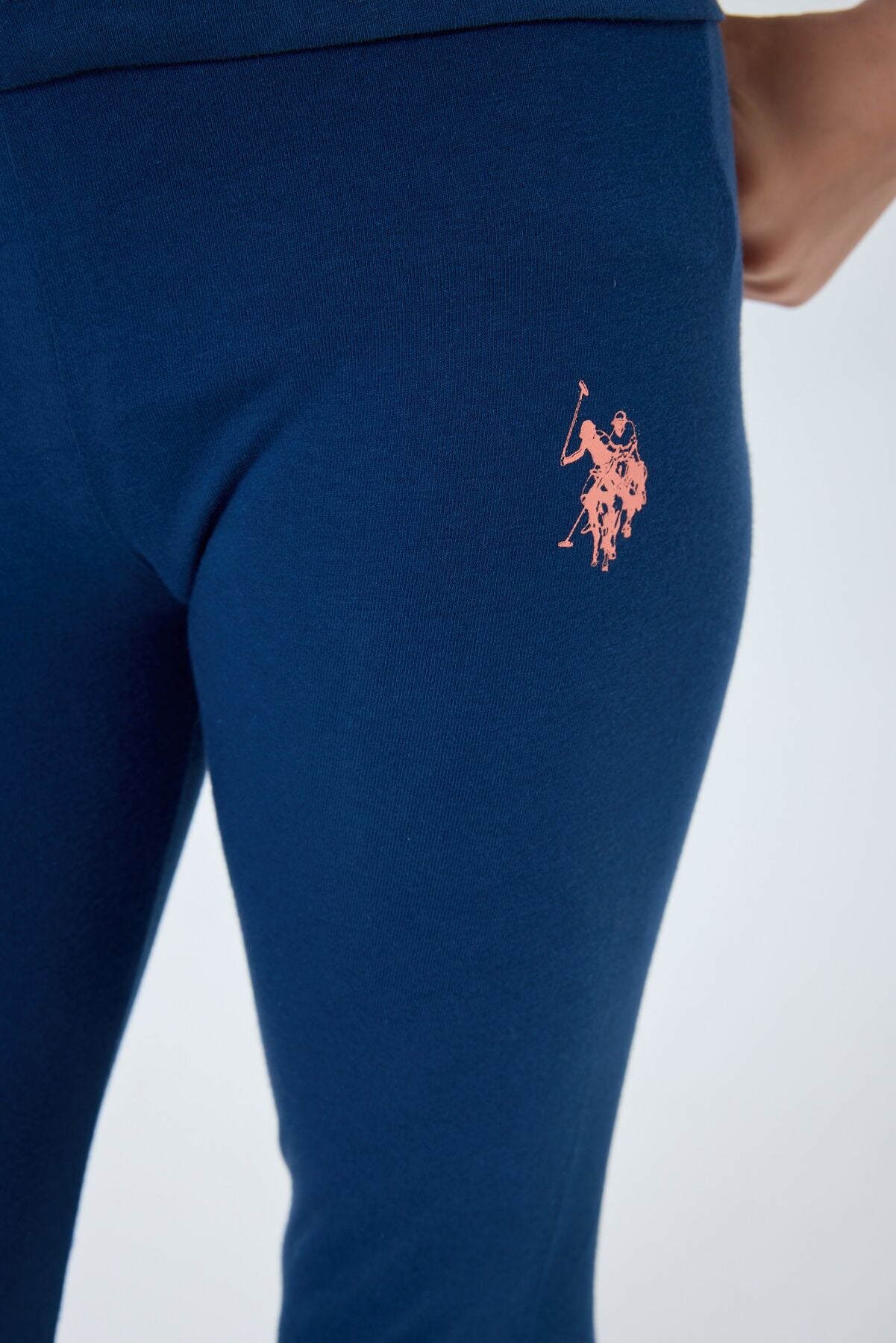 U.S. Polo Assn Kız Çocuk Lacivert Tayt Takım