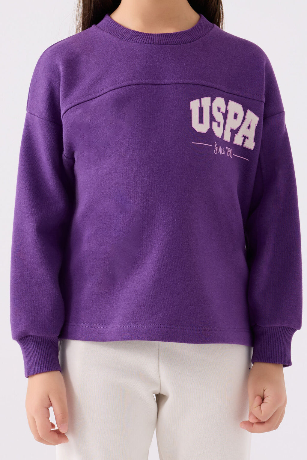U.s. Polo Assn Kız Çocuk Mor Eşofman Takımı