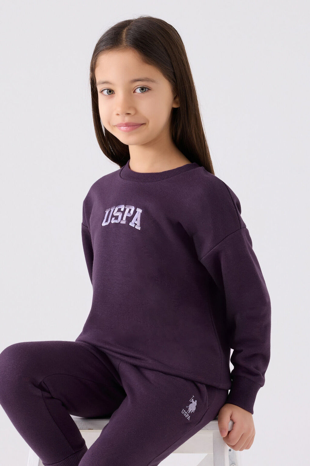 U.s. Polo Assn Kız Çocuk Pembe Eşofman Takımı
