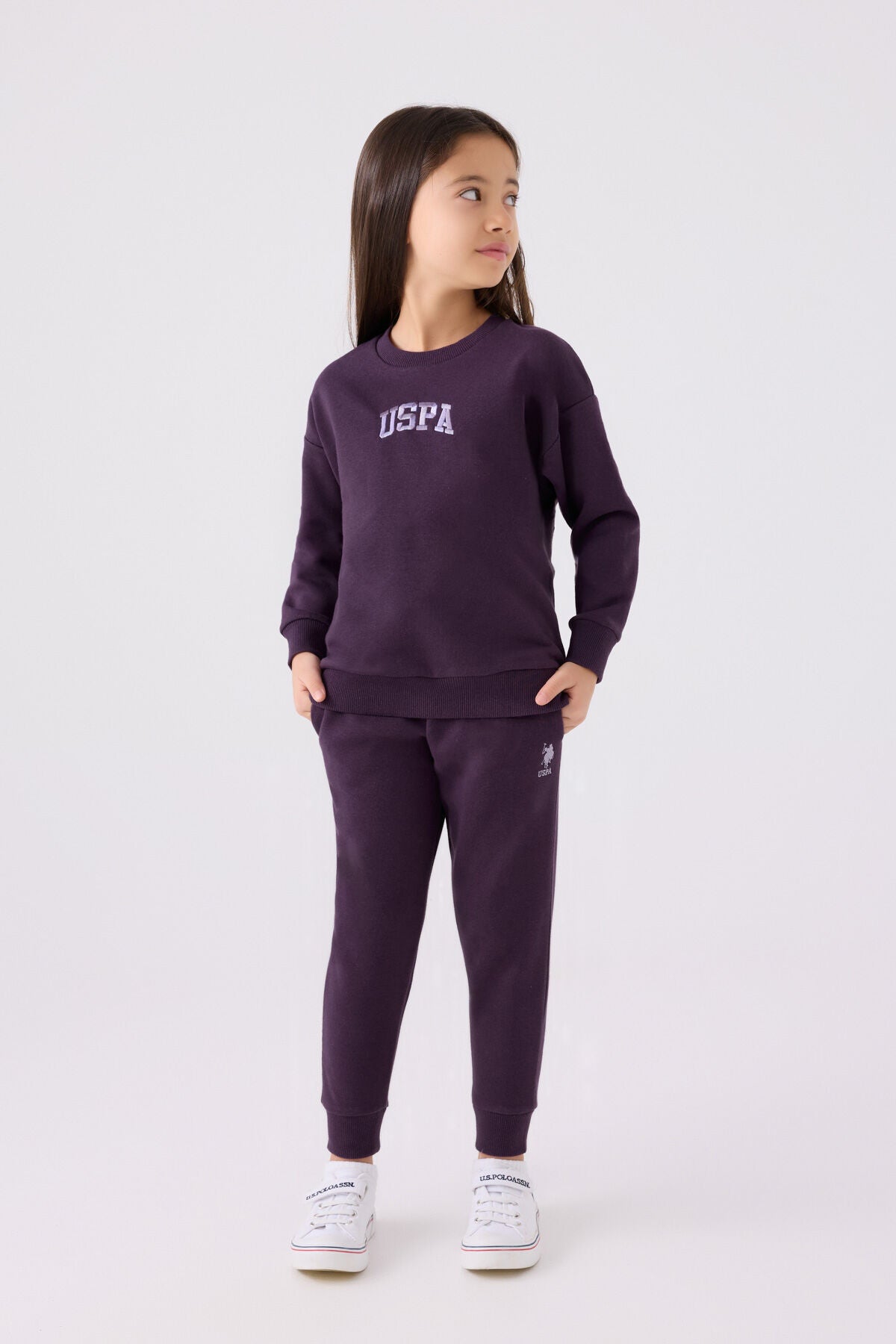 U.s. Polo Assn Kız Çocuk Pembe Eşofman Takımı