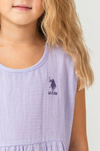 U.S. Polo Assn Kız Çocuk Mor Gecelik