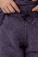U.S. Polo Assn. Kız Çocuk Bisiklet Yaka Nakışlı Yazlık Regular Fit Mor Bermuda Takım US2530-C-V4