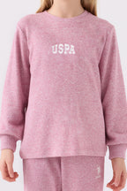 Kız Çocuk Pembe Uzun Kol Pijama Takım
