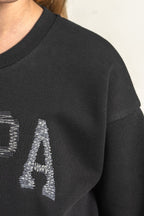 U.S. Polo Assn. Kız Çocuk Nakışlı Siyah Uzun Kol Eşofman Takımı US2723-C-V3