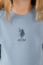 U.S. Polo Assn. Kız Çocuk Nakışlı Yeşil Uzun Kol Eşofman Takımı US2721-C-V2