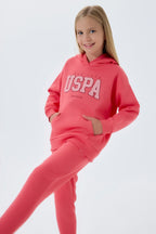 Us Polo Assn Kız Çocuk Pembe Eşofman Takım