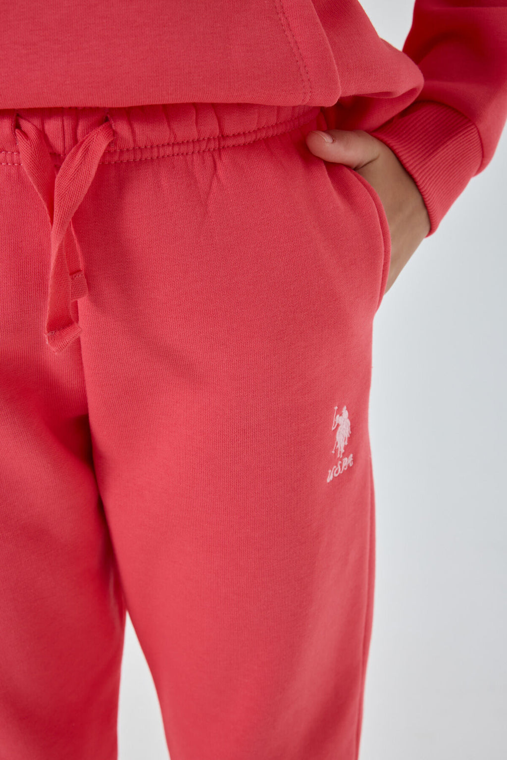 Us Polo Assn Kız Çocuk Pembe Eşofman Takım