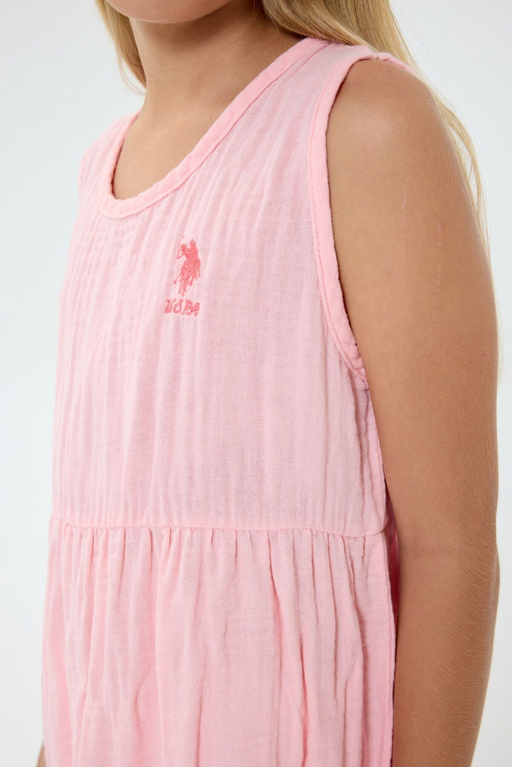 U.S. Polo Assn Kız Çocuk Pembe Gecelik