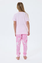 U.S. Polo Assn Kız Çocuk Pembe Pijama Takım