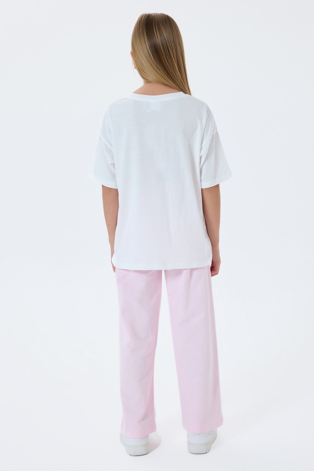 U.S. Polo Assn Kız Çocuk Pembe Pijama Takım