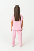 U.S. Polo Assn Kız Çocuk Pembe Pijama Takım