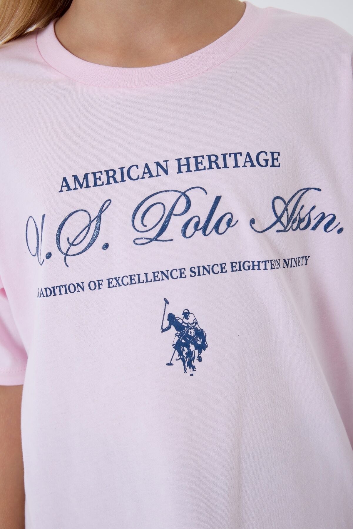 U.S. Polo Assn Kız Çocuk Pembe Pijama Takım