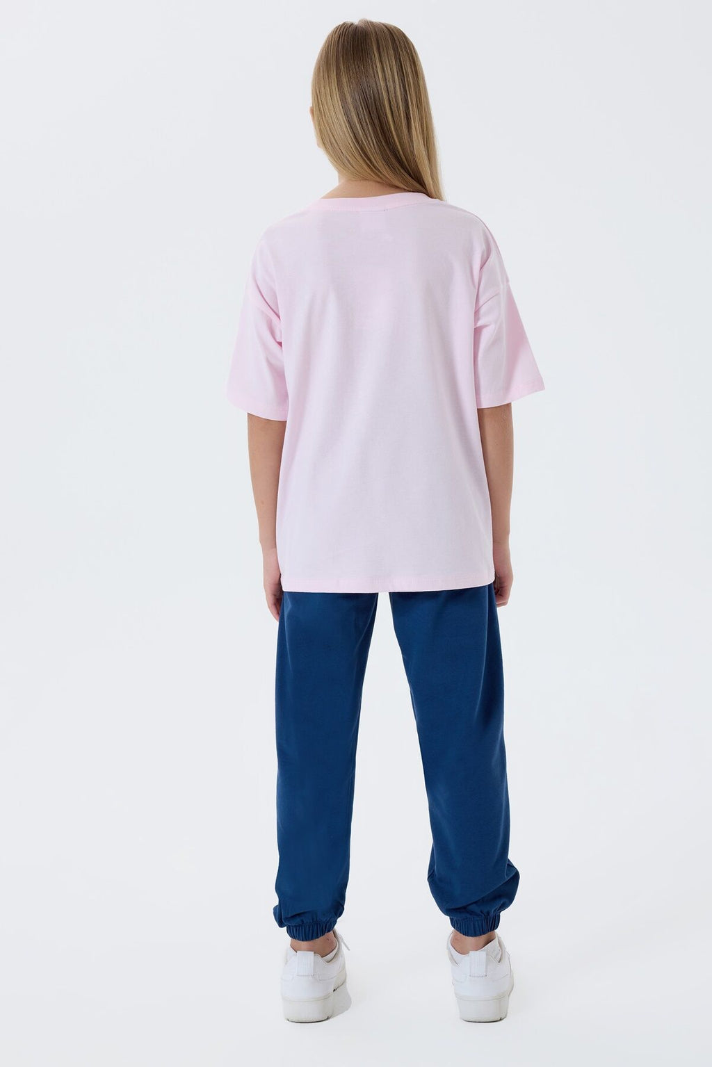 U.S. Polo Assn Kız Çocuk Pembe Pijama Takım