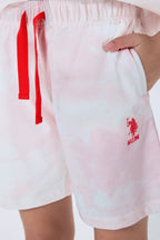 U.S. Polo Assn Kız Çocuk Pembe Şort Takım