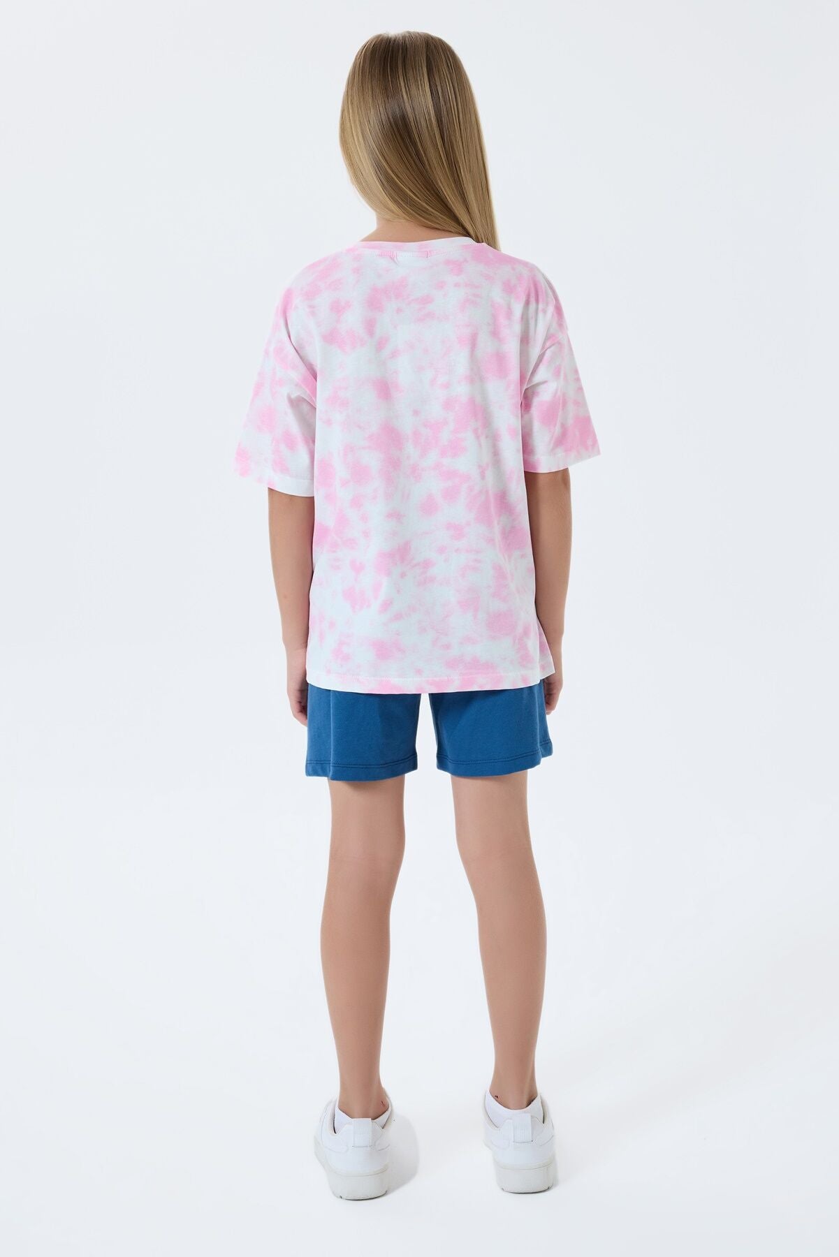 U.S. Polo Assn Kız Çocuk Pembe Şort Takım