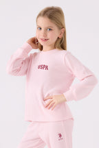 Kız Çocuk Pembe Uzun Kol Pijama Takım