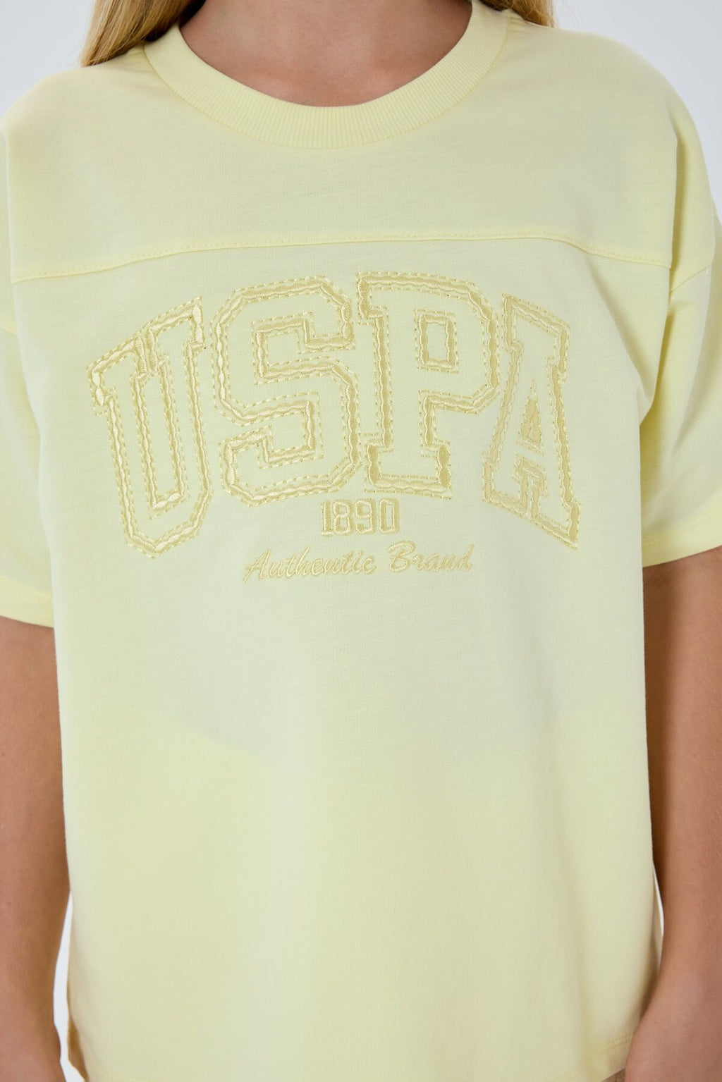 U.S. Polo Assn Kız Çocuk Sarı Bermuda Takım