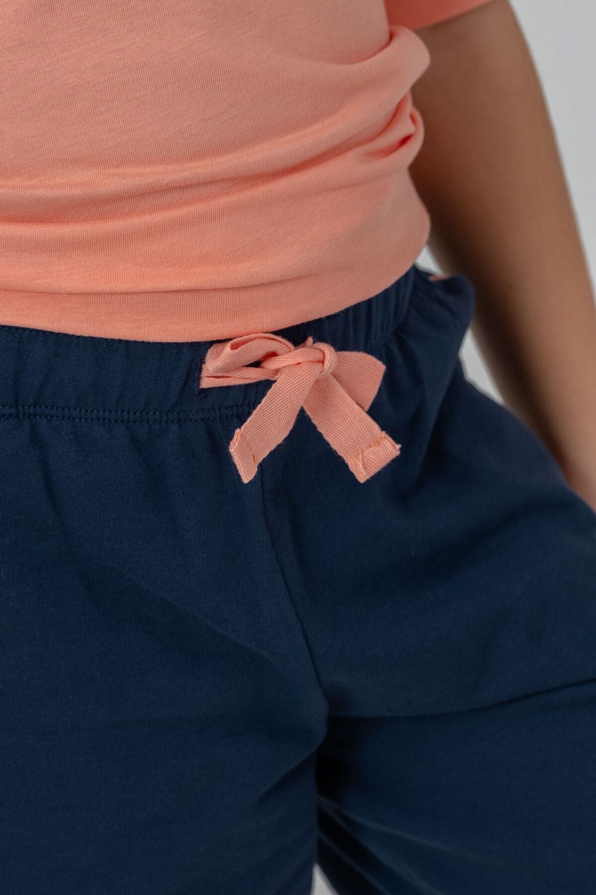 U.S. Polo Assn Kız Çocuk Turuncu Şort Takım