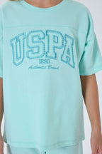 U.S. Polo Assn Kız Çocuk Yeşil Bermuda Takım