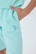U.S. Polo Assn Kız Çocuk Yeşil Bermuda Takım