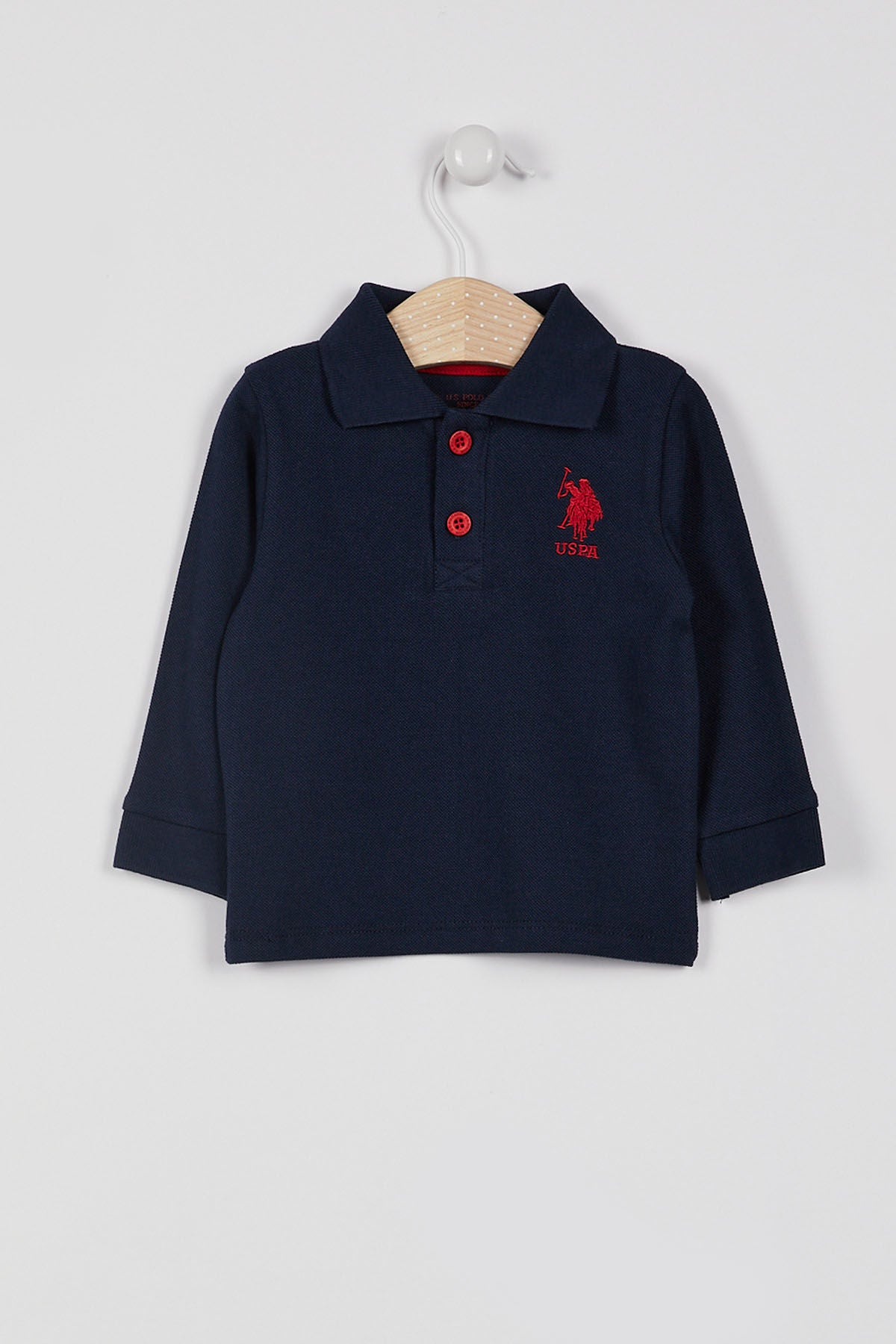U.s. Polo Assn Lisanslı Classic Lacivert Erkek Bebek Uzun Yakalı Sweatshirt