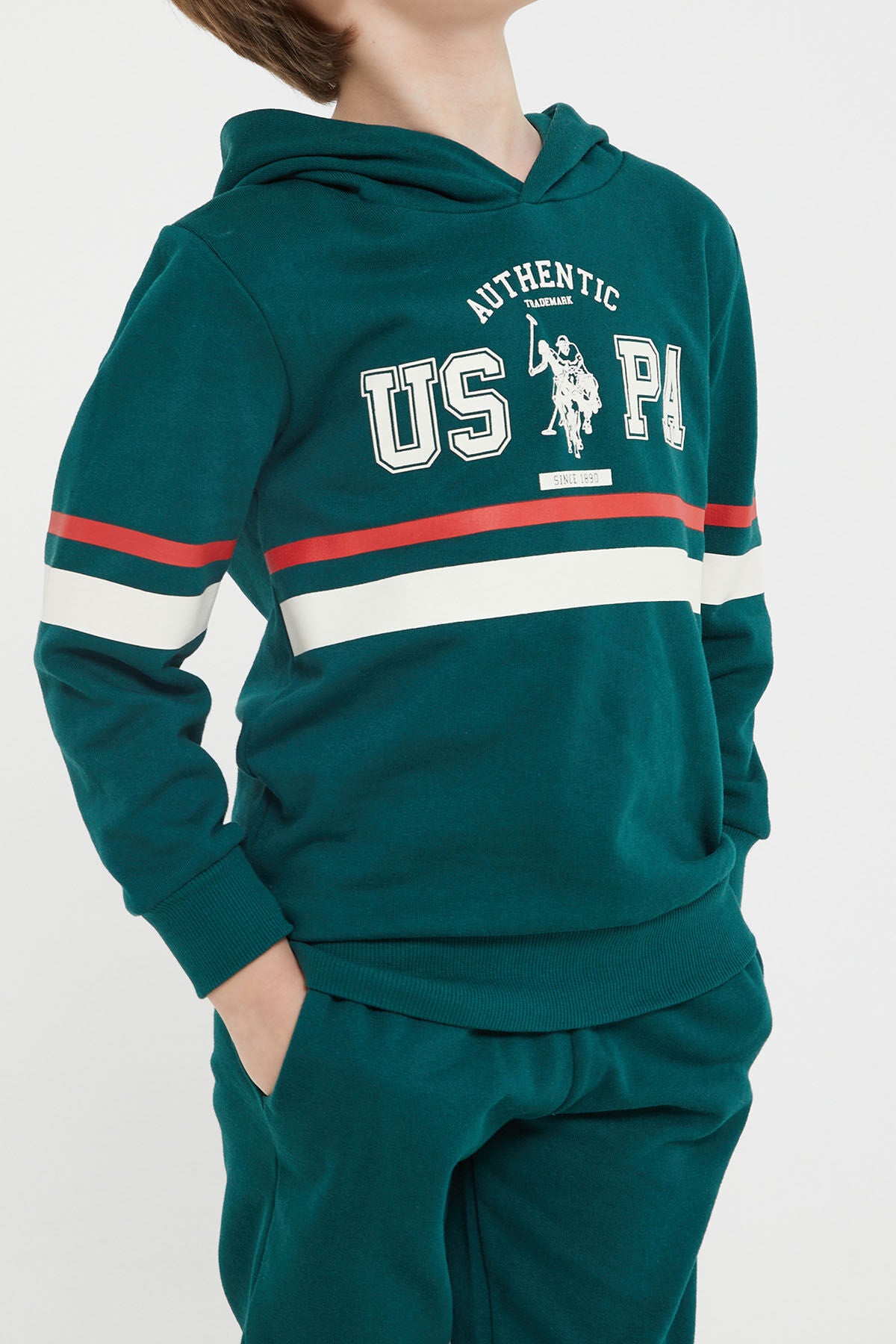 U.s. Polo Assn Lisanslı Yeşil Erkek Çocuk Eşofman Takım