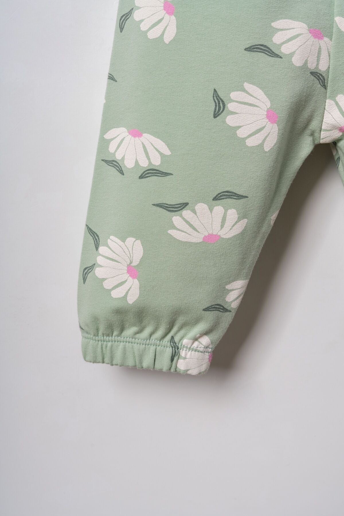 U.S. Polo Assn. Nakışlı Kız Bebek Beyaz Uzun Kol Pijama Takım USB3257-C-V1